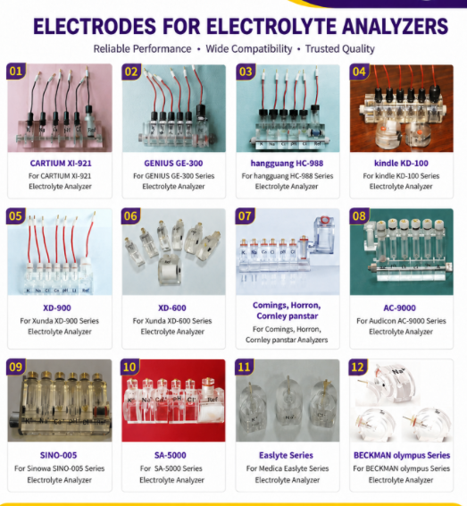 CARTIUM XI-921 electrolyte electrode for CARTIUM XI-921 Electrolyte Analyzer