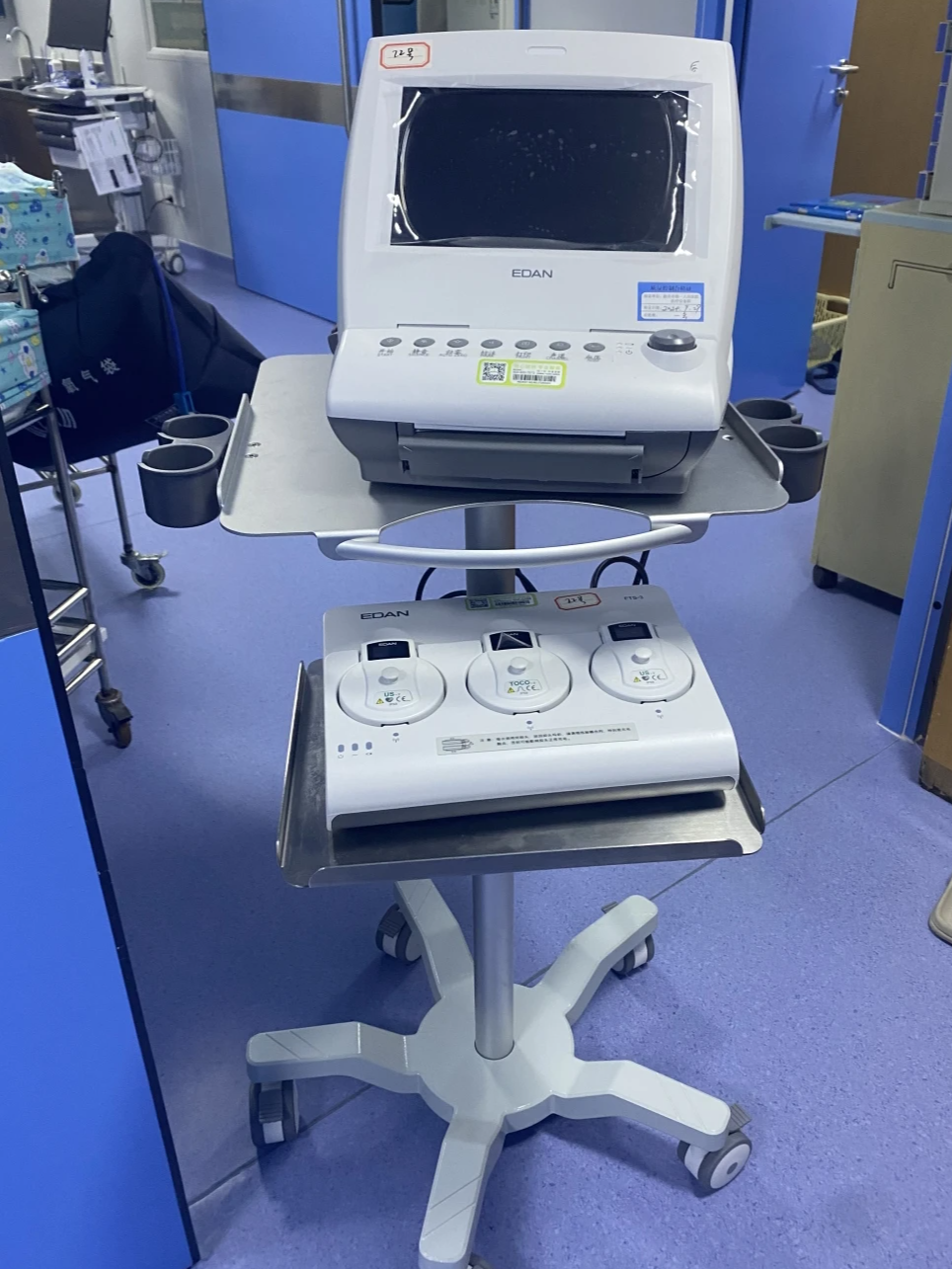 EDAN Monitor Cart Installation