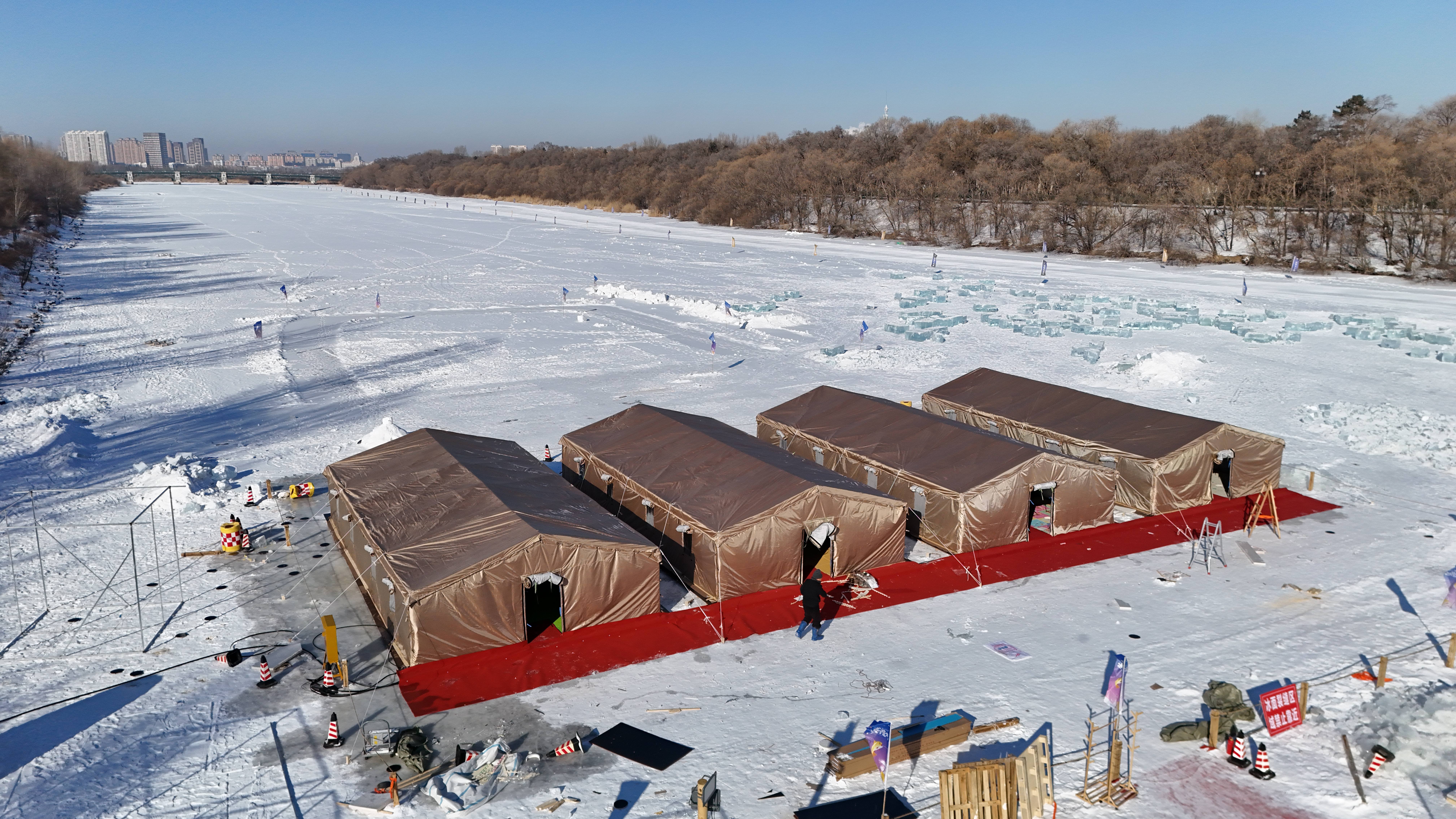 Real footage from the Rainbow Trout Ice Fishing Camp