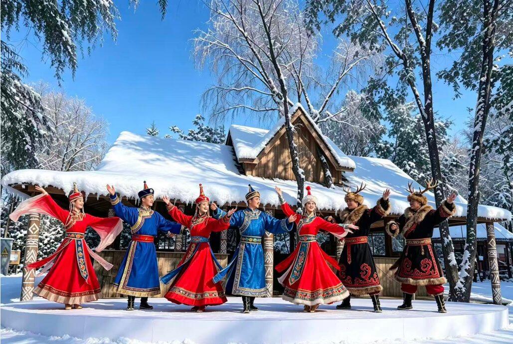 Ethnic folk song and dance performance