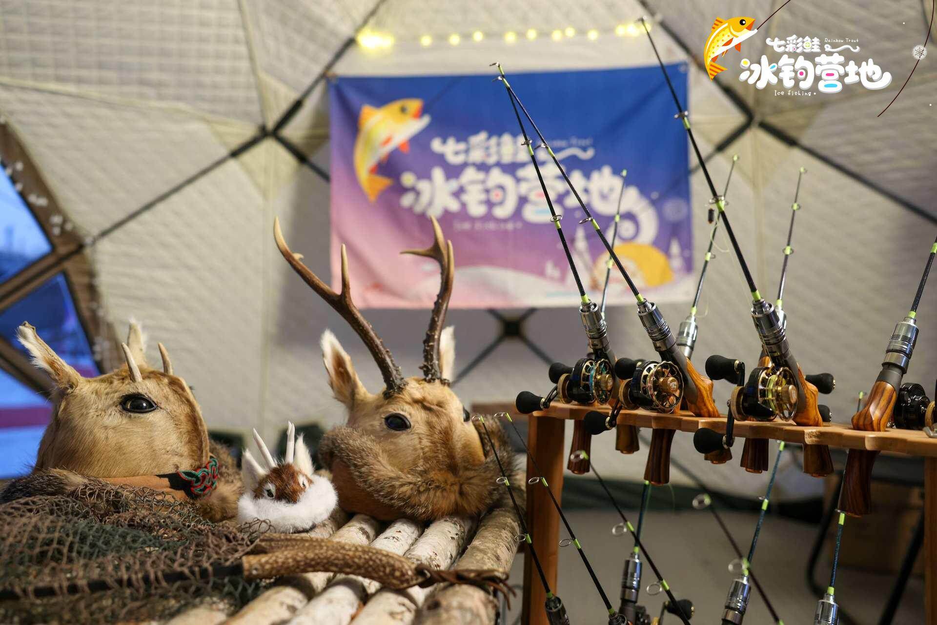 Real footage from the Rainbow Trout Ice Fishing Camp