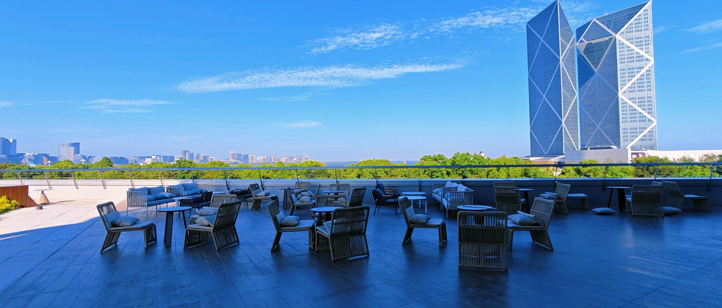 Panoramic terrace view