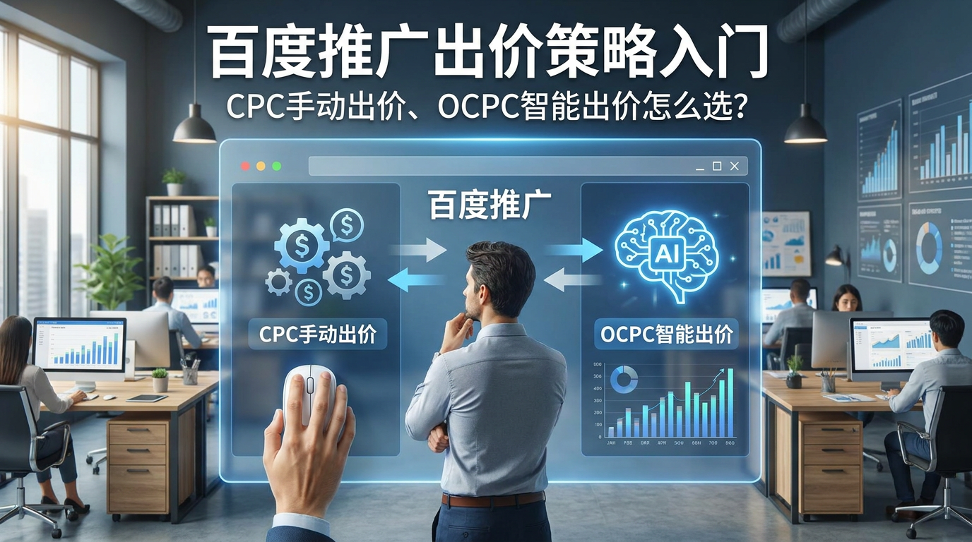 百度推广CPC出价和OCPC出价有什么区别