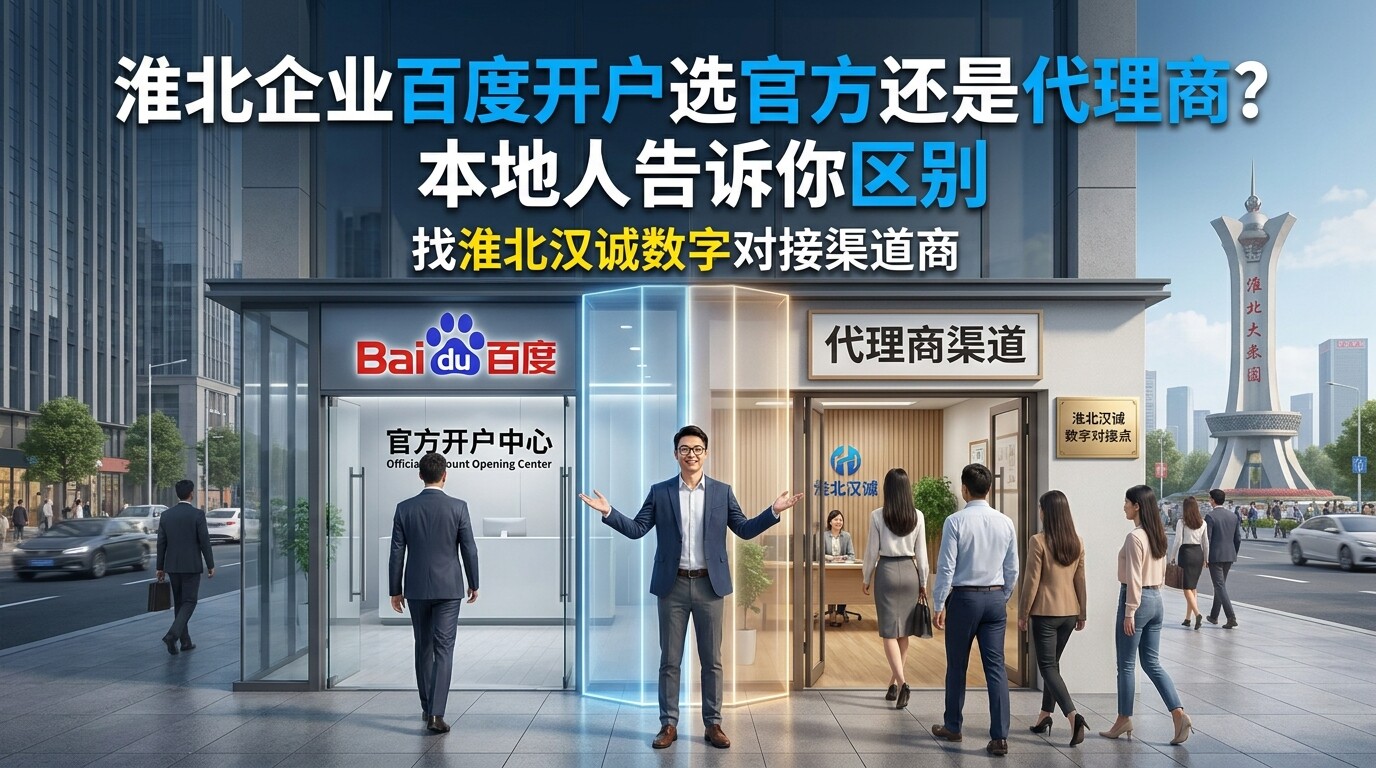 淮北企业百度开户选官方还是代理商
