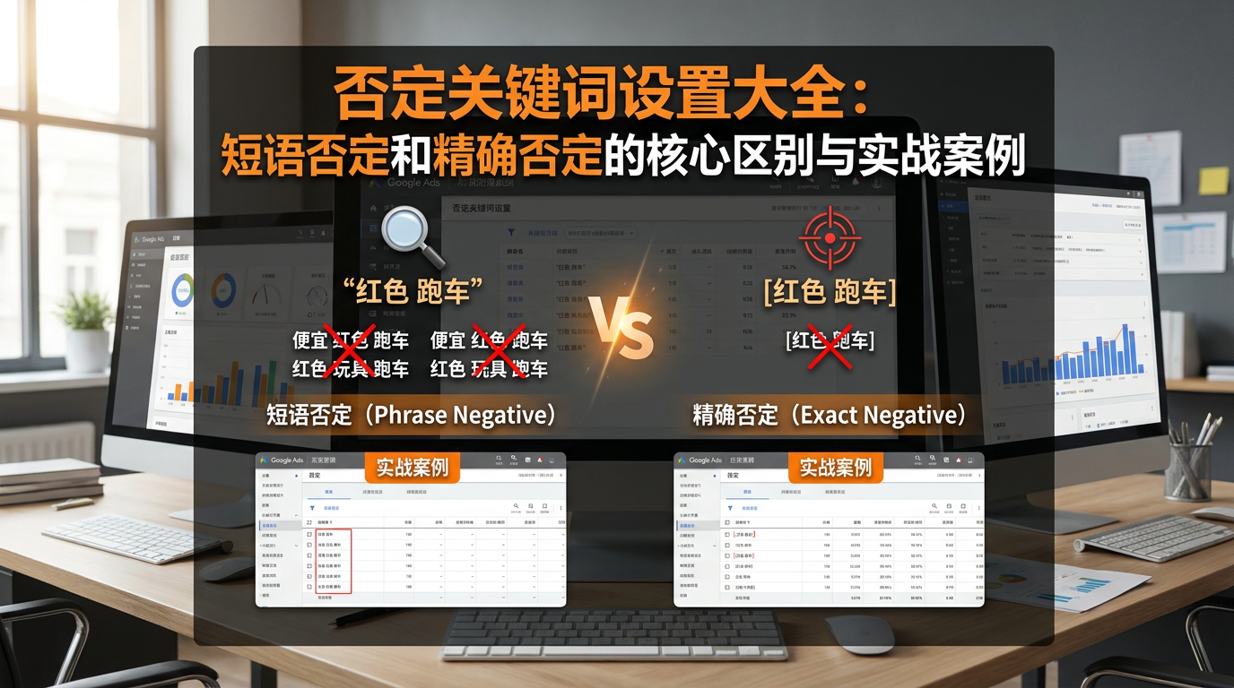 百度推广否定关键词设置