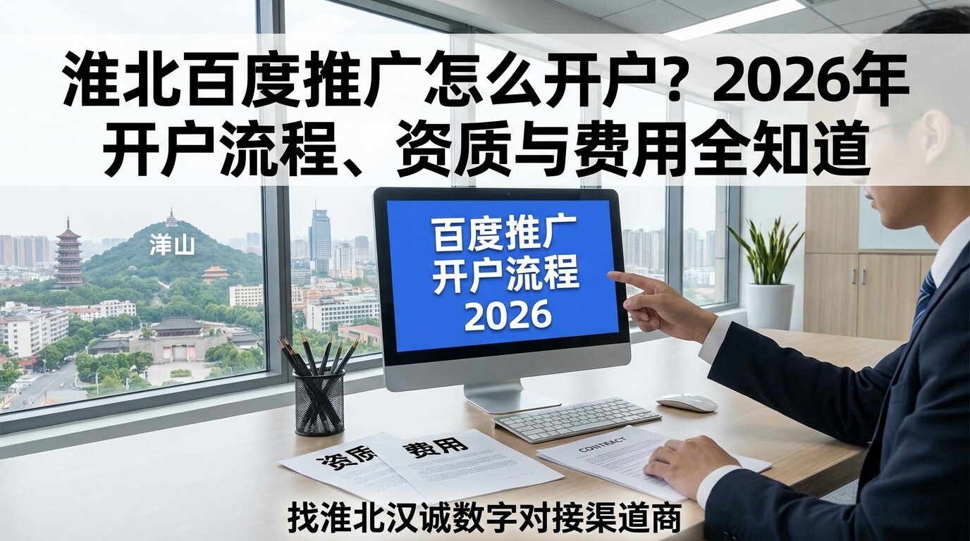 淮北百度推广怎么开户