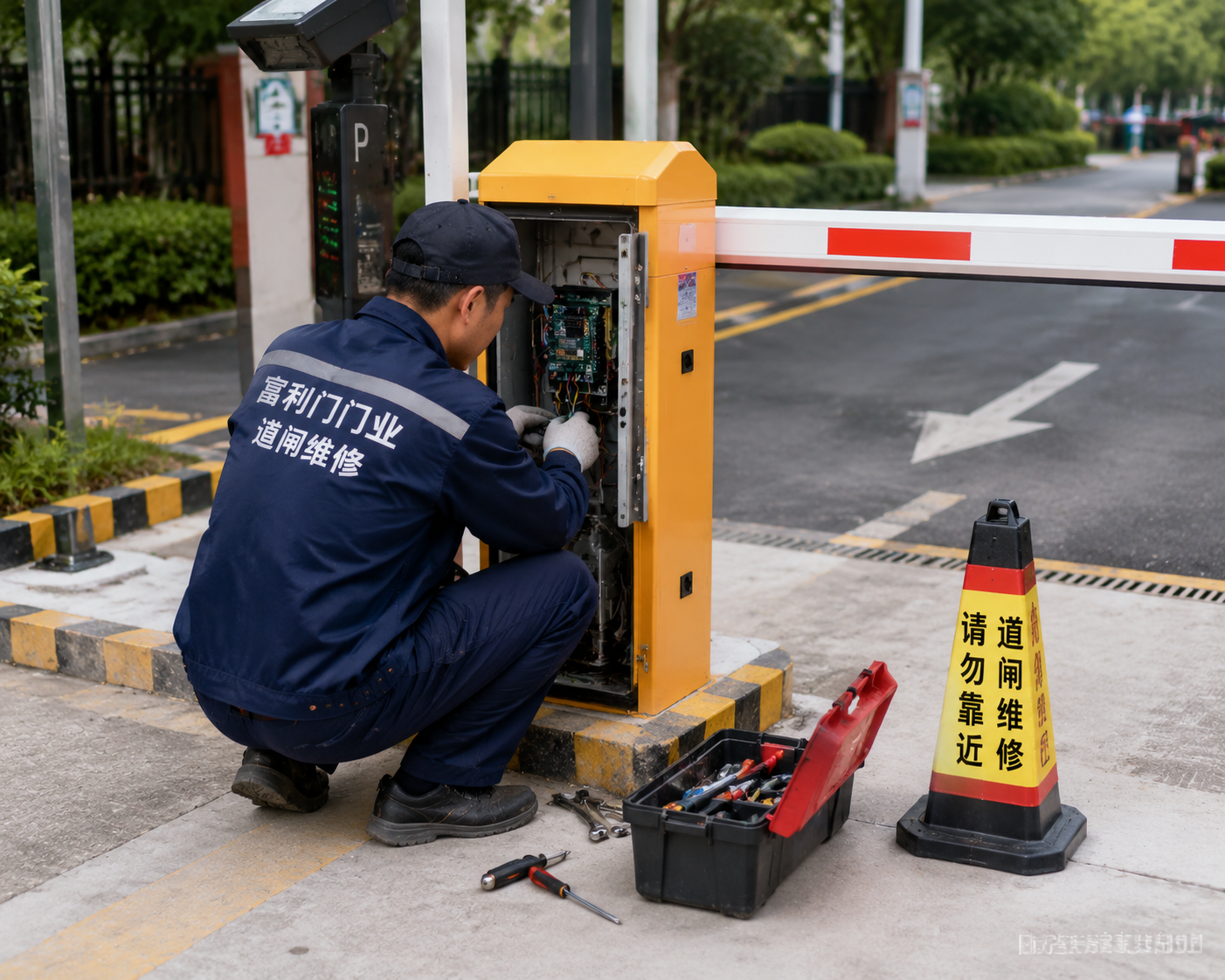 惠州道闸维修：富利门24小时上门，快速解决故障
