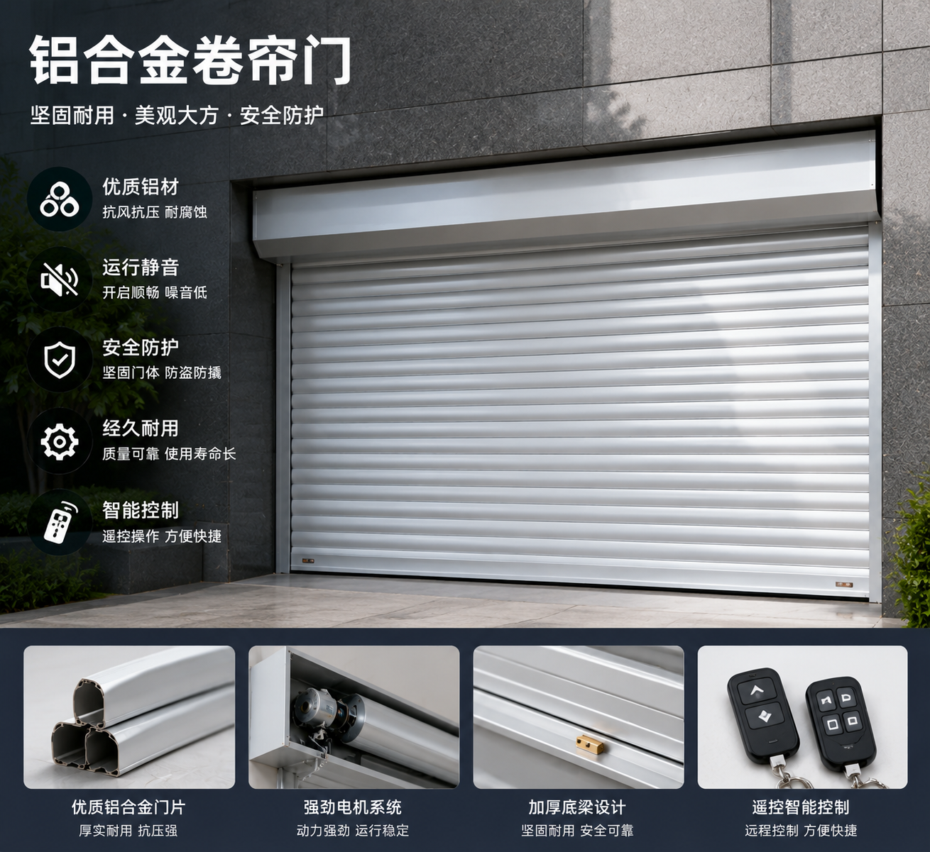 东莞松山湖铝合金卷帘门：工业园区与商业场所的安全美观之选