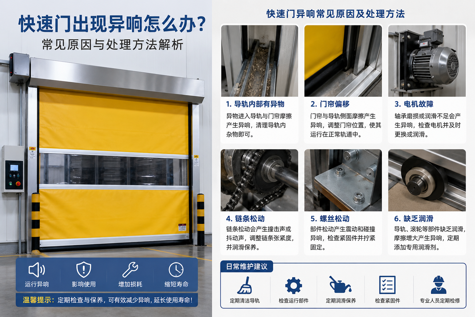 快速门出现异响怎么办？常见原因与处理方法解析
