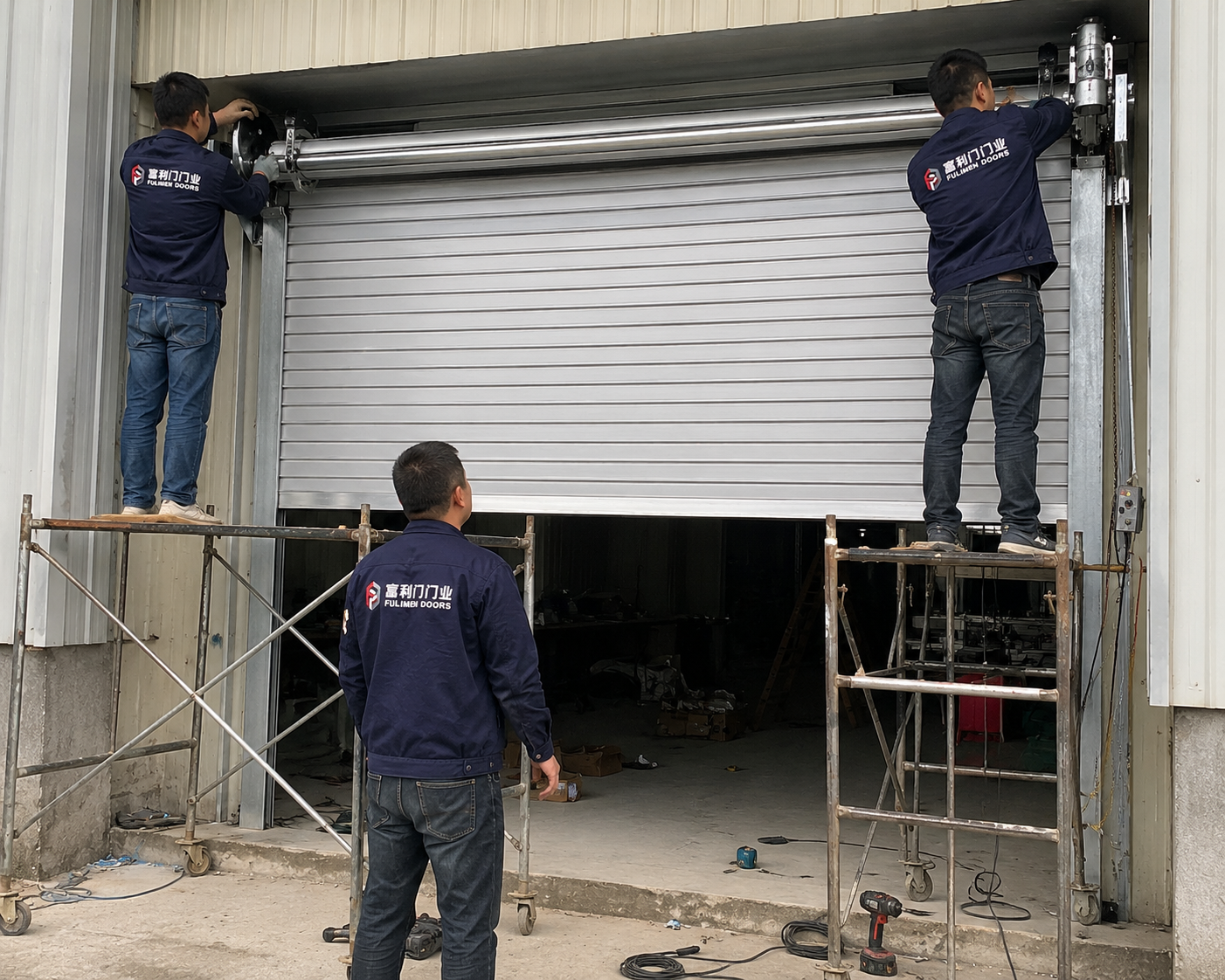 惠州富利门卷帘门：免费设计，上门安装