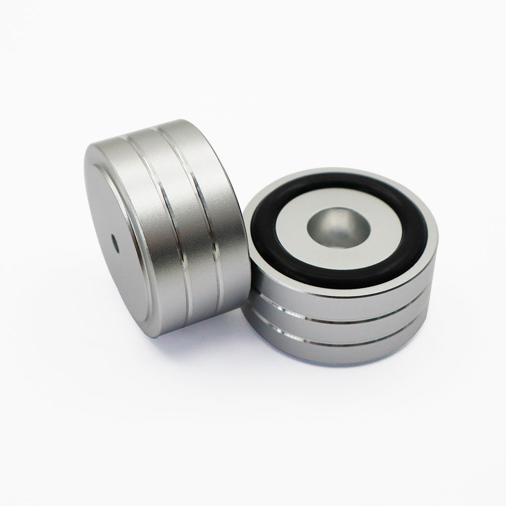 OD 40mm 21mm height  Full Aluminum Foot Pad  view 2