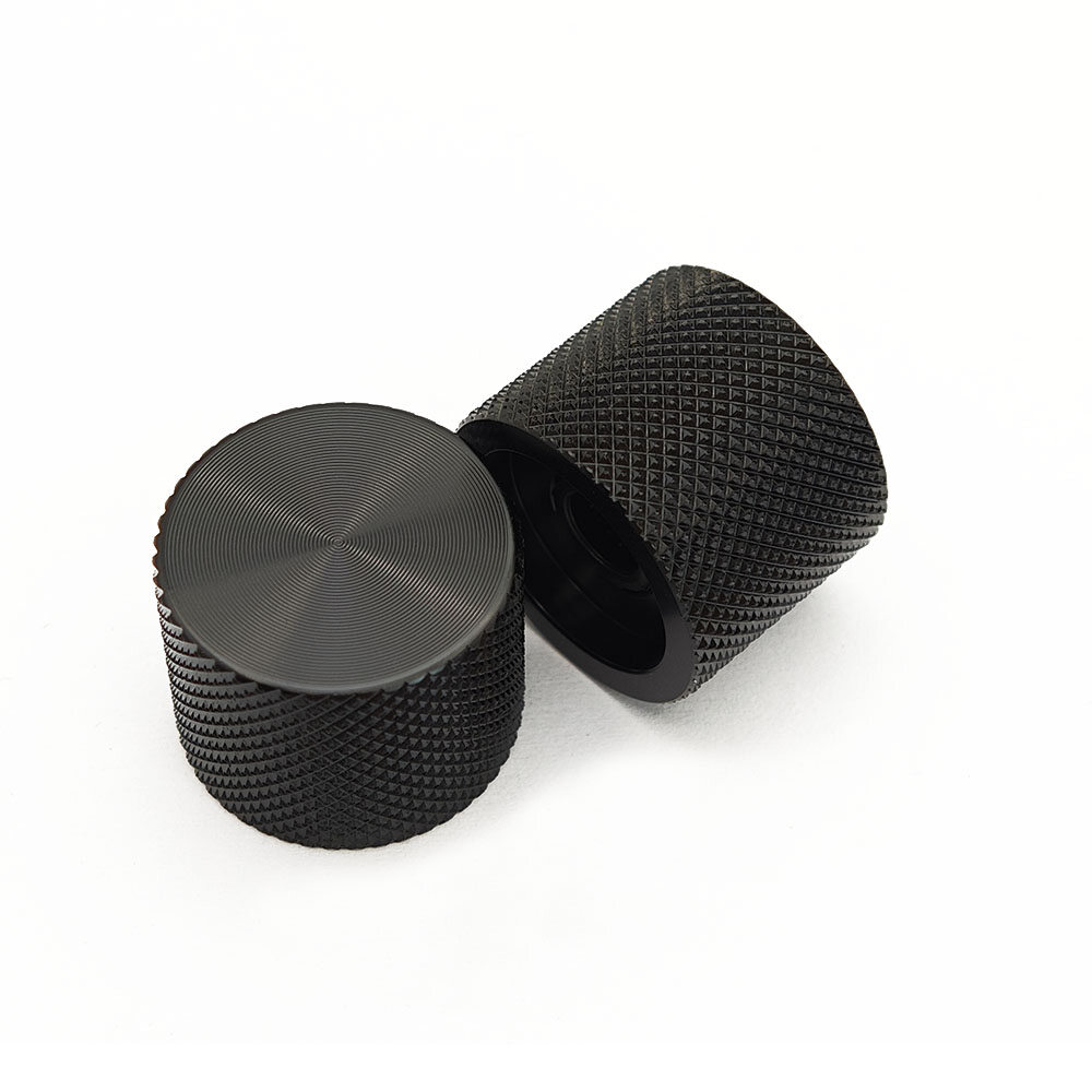 OD 21.5mm Black silver aluminum knob for 18T shaft view 2