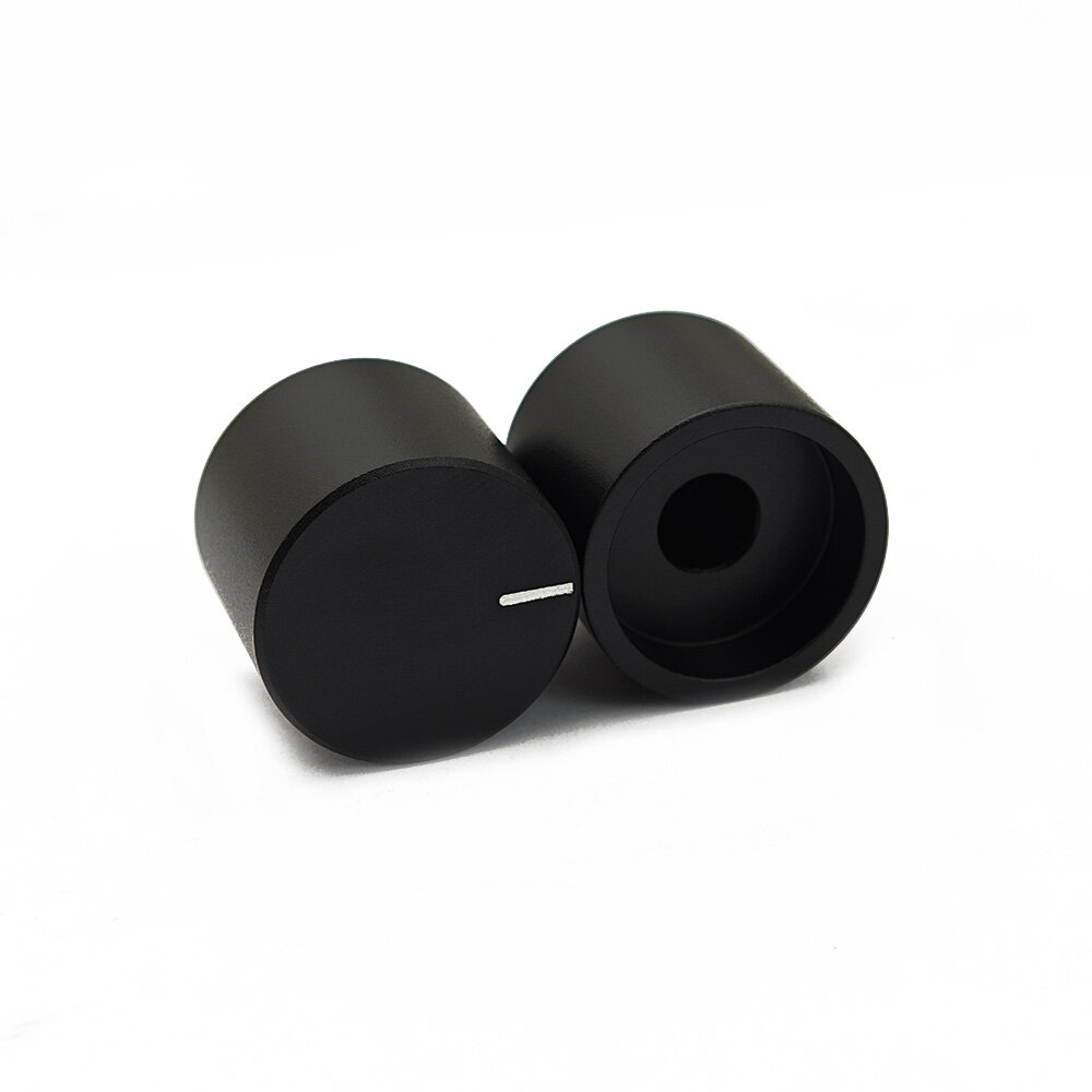 OD20mm black aluminum knob