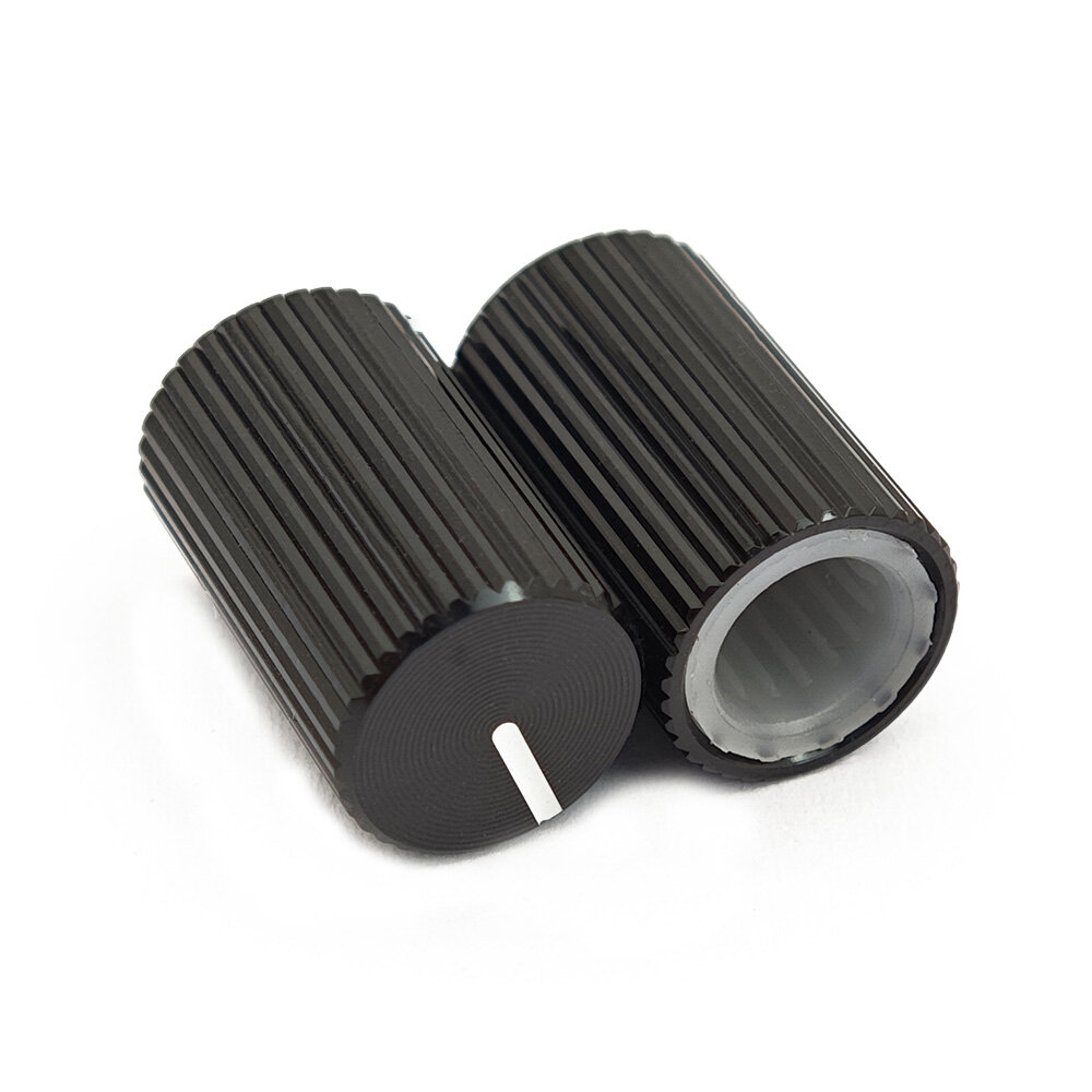 Diameter 10mm Aluminum Black knob for 6mm Potentiometer