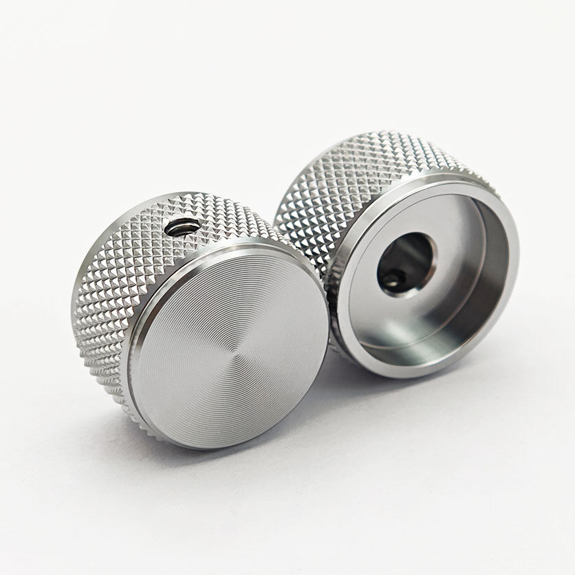 22x14mm Silver rotary knob view 2