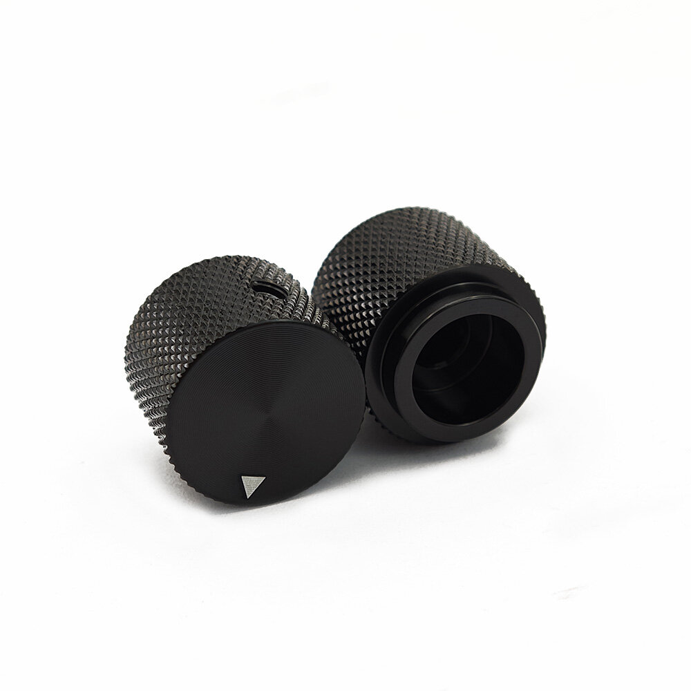 20x17mm Diamond Knurled aluminum knob view 3