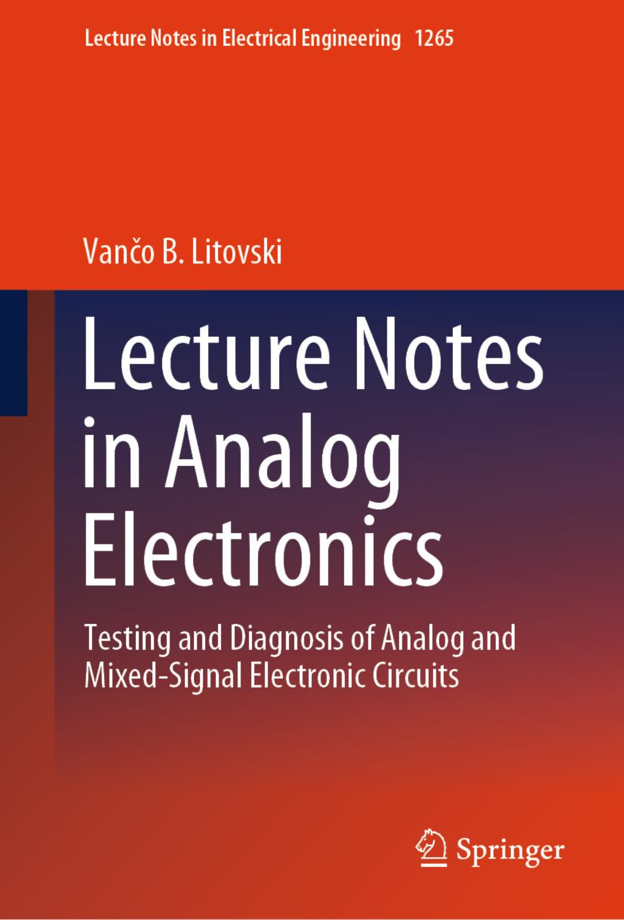 【教材】Lecture Notes in Analog Electronics