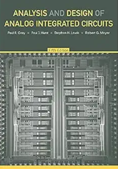 【教材】Analysis and Design of Analog Integrated Circuits, 5th Edition