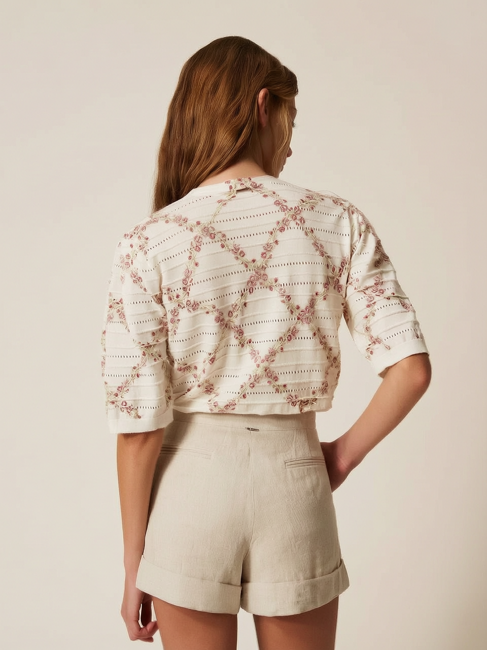 Cherry print cardigan thumbnail 3
