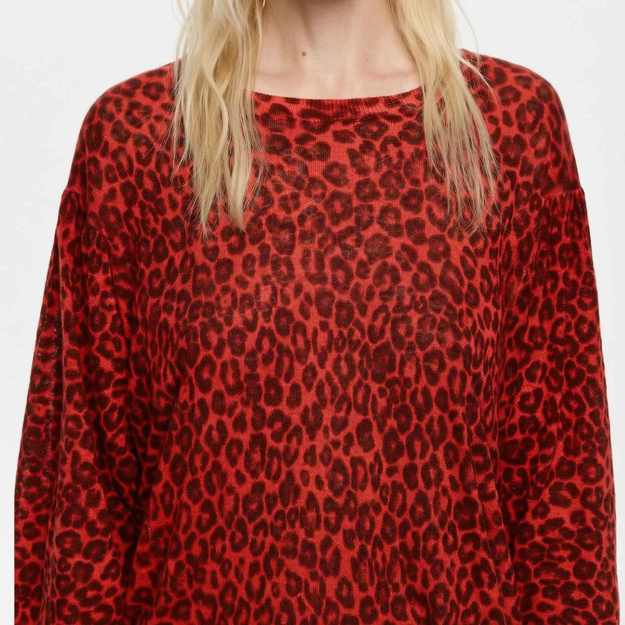 JERSEY HOMBRO FRUNCIDO ANIMALSPOTS ROJO thumbnail 5