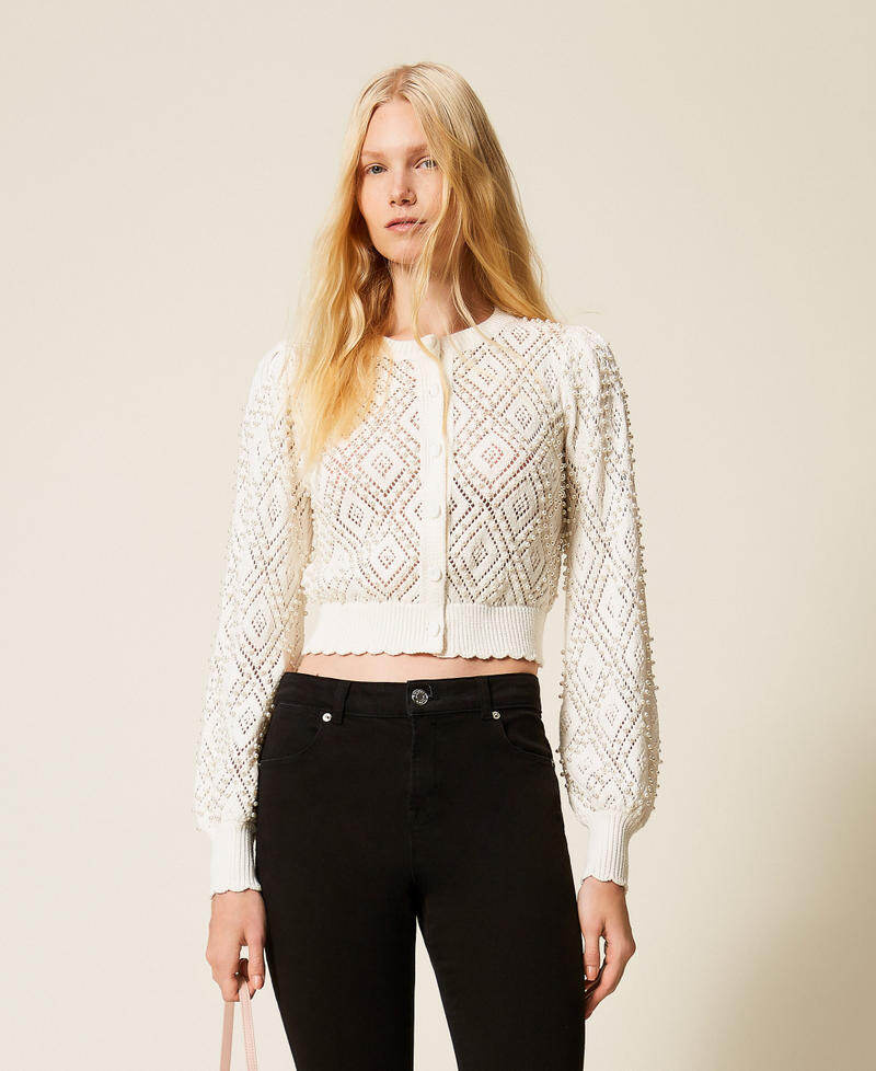 Customized Bead Series - Pearl Cardigan Full