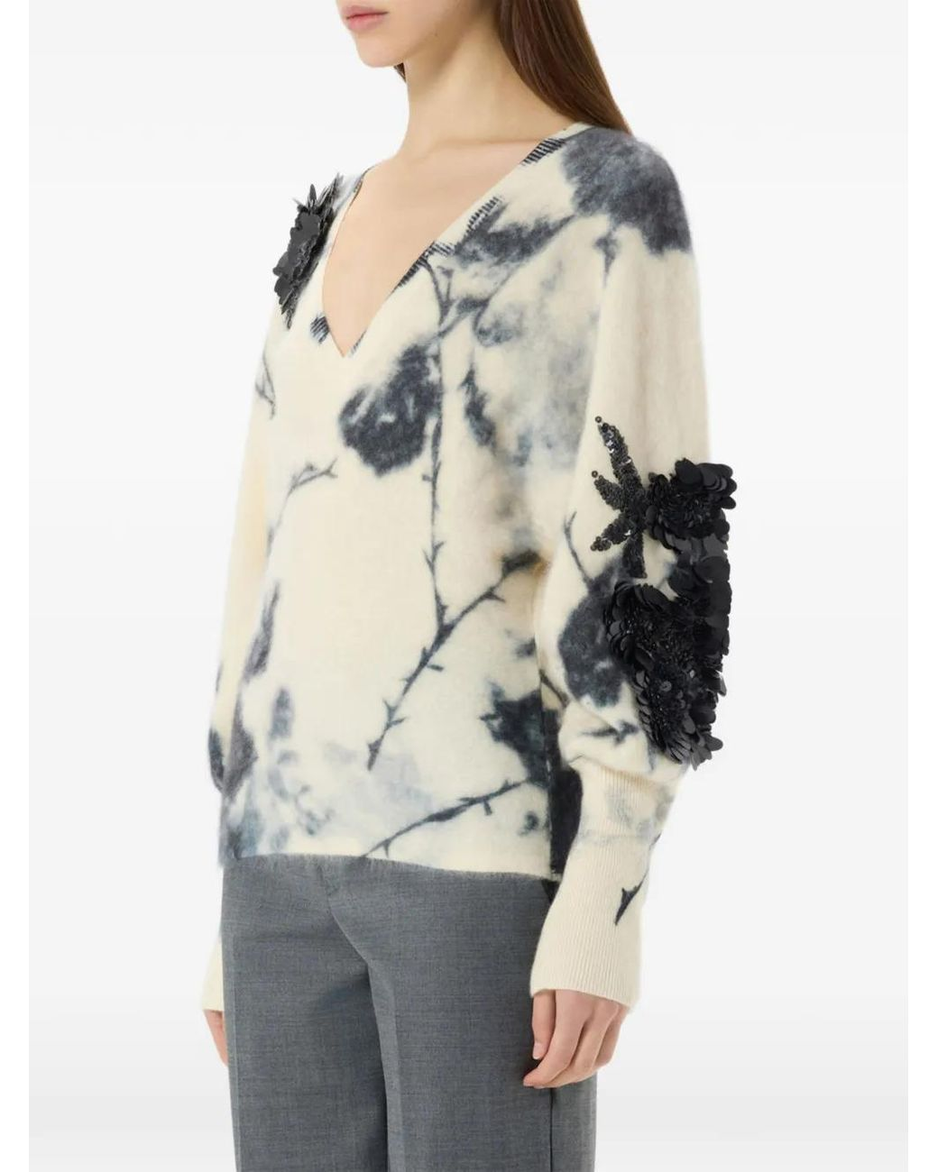 Customized Bead Series - Tie-Dye Sequin Sweater