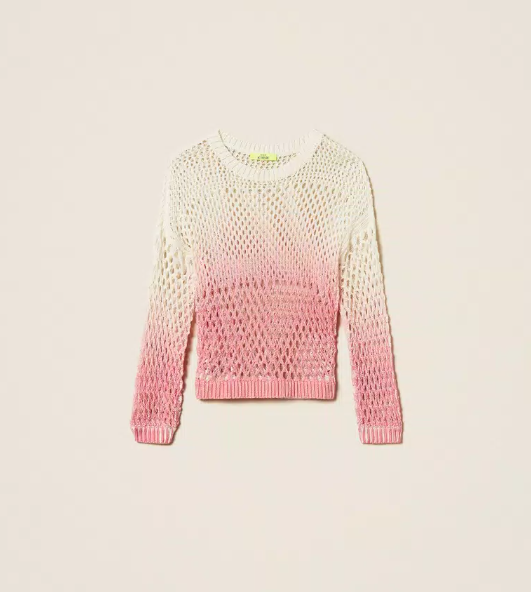 MYFO openwork jumper with gradual print