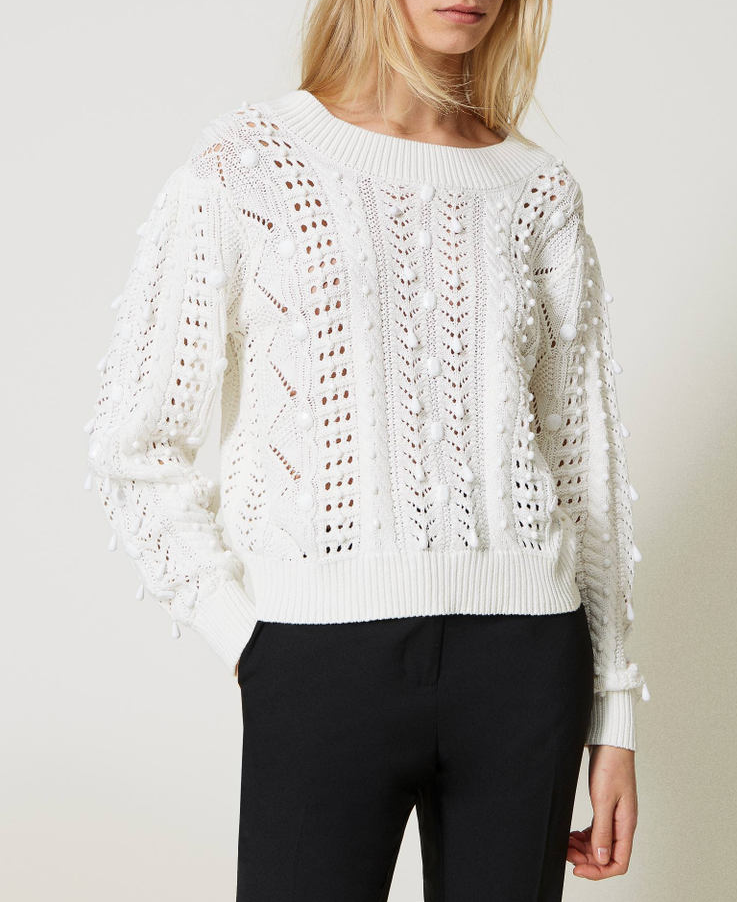 Customized Bead Series - Tie-Dye Sequin Sweater