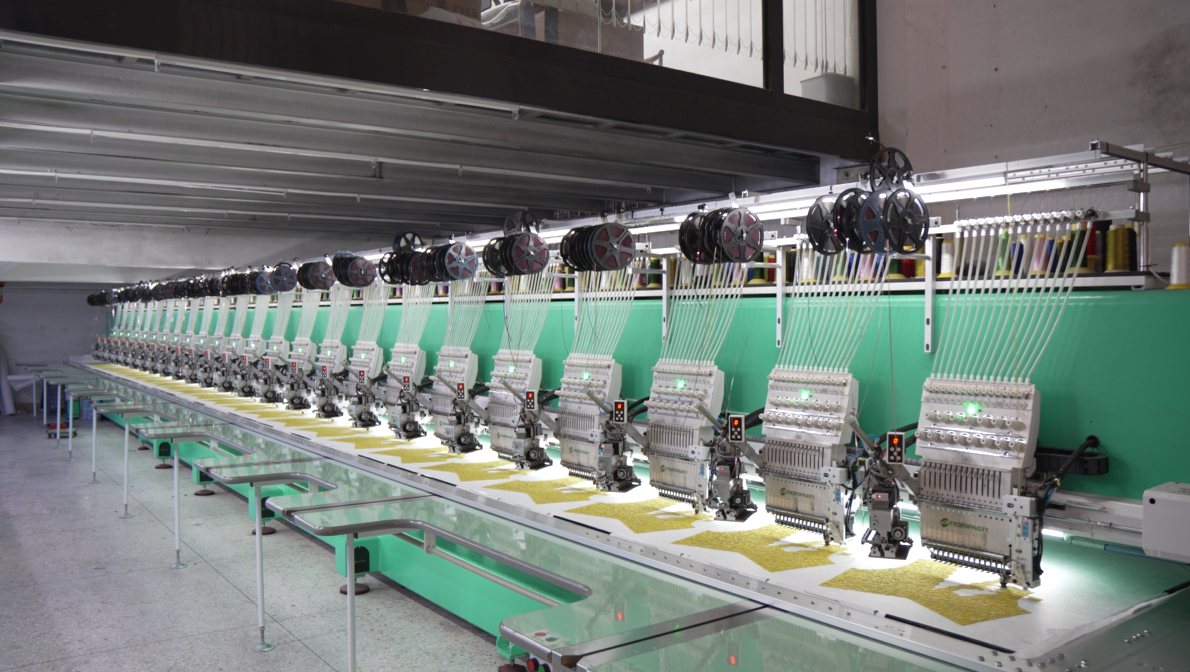 Embroidery production