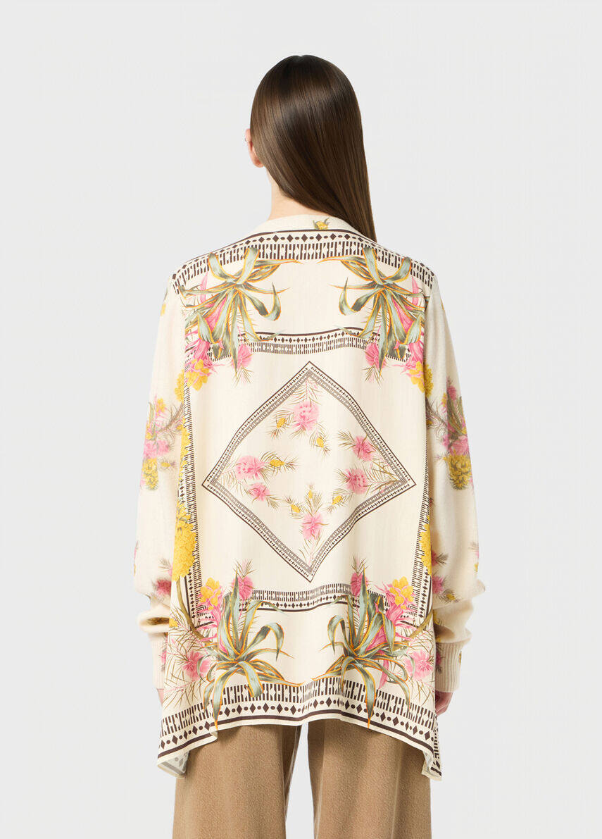 Pearl Series - Tie-Dye Floral Sweater