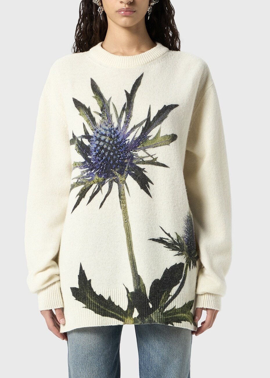 Pearl Series - Thistle Flower Sweater