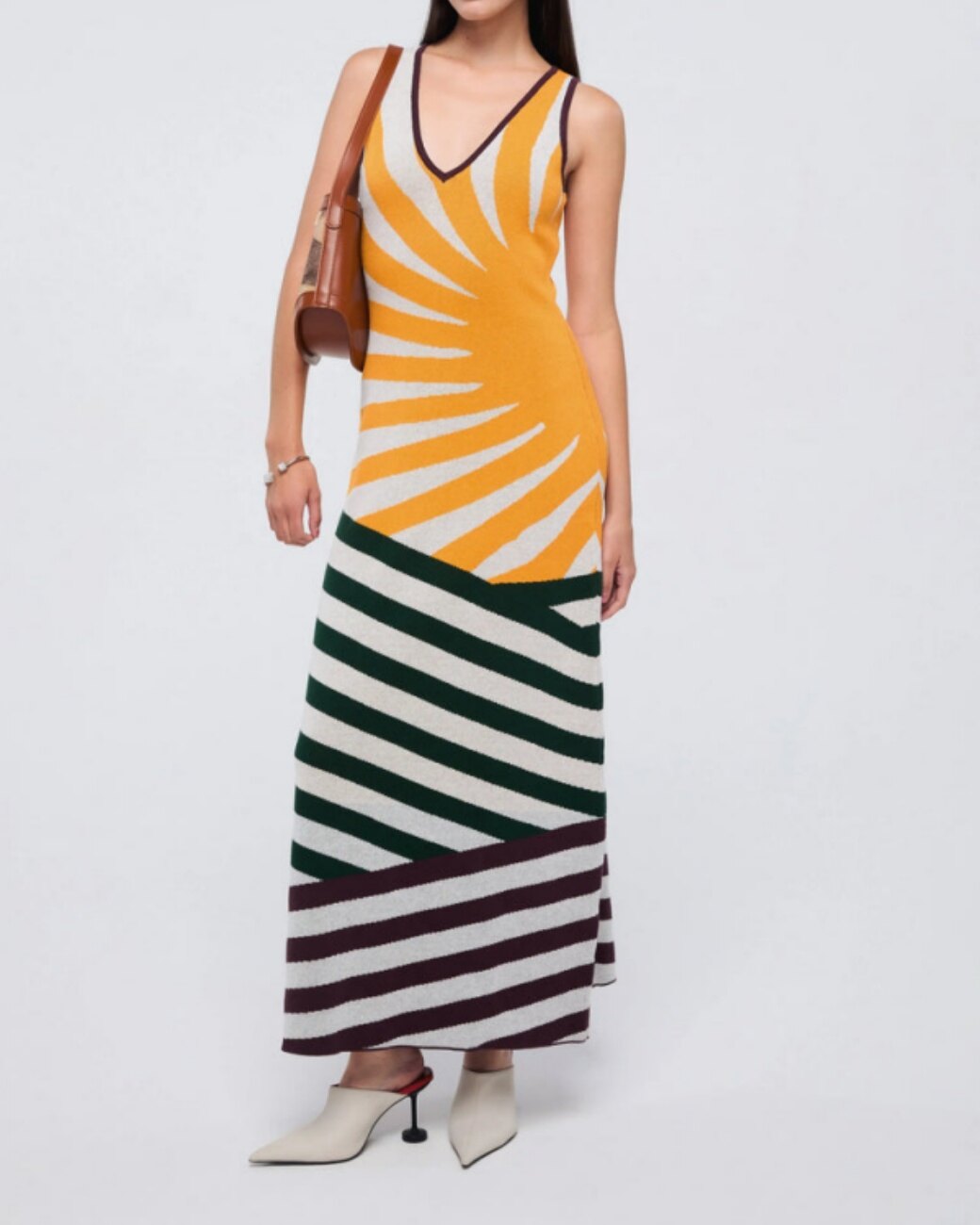 Jacquard Hanging Series - Sunburst Stripe Dress