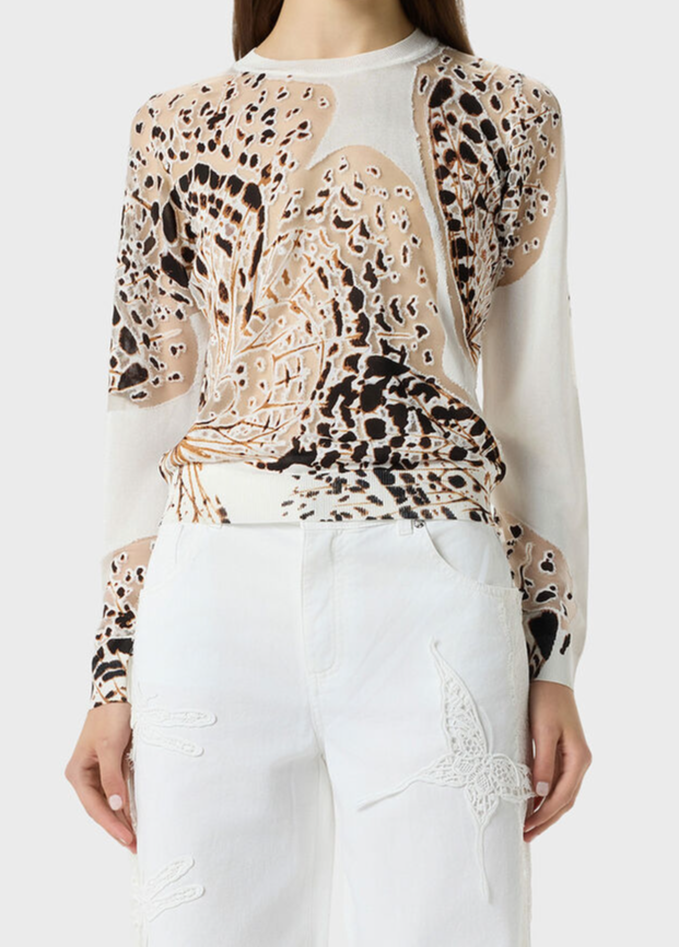 Pearl Series - Floral Cardigan Full View - Image 1