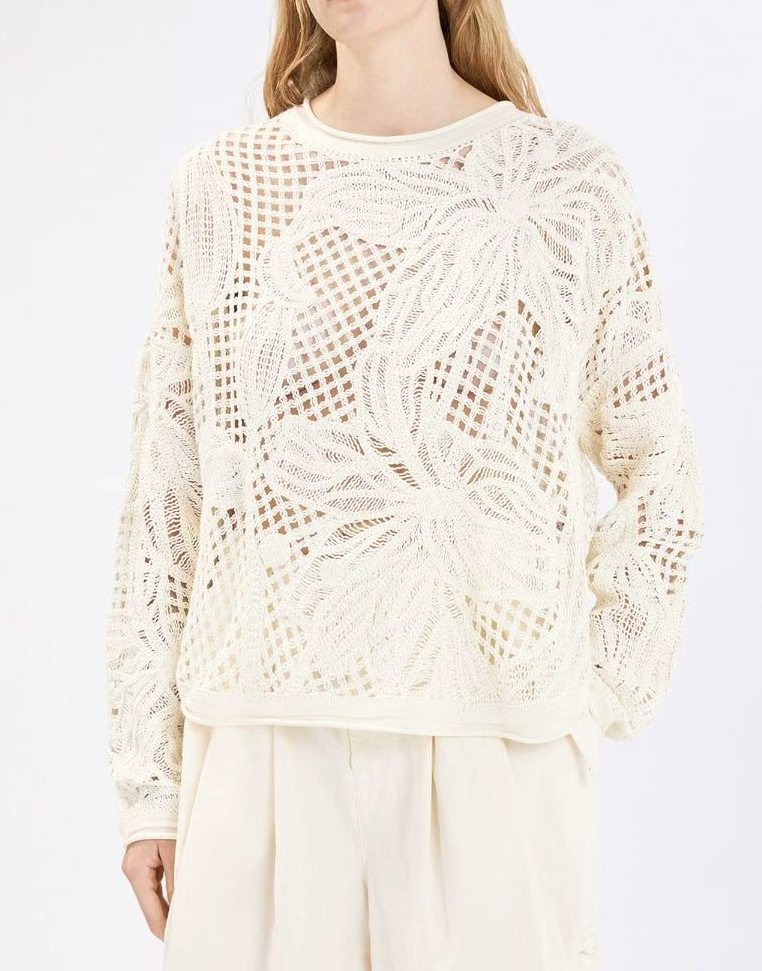 Special Release Hook Series - Lace Panel Sweater