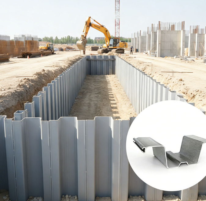 FRP GRP Fiberglass Sheet Pile,Interlocking Fiberglass Retaining Wall Sheet Piling with Connectors