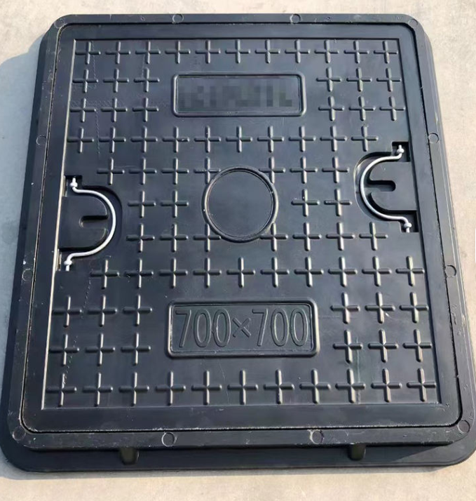 High Quality Custom SMC FRP Manhole Cover, Logo Printable Fiberglass Drainage Channel Access Cover 