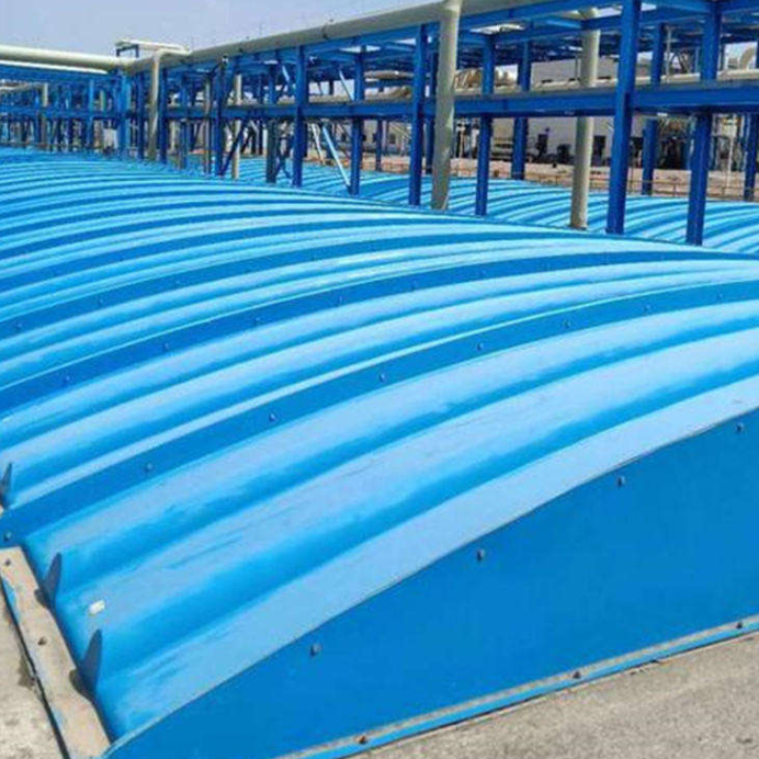 Curved FRP Fiberglass Reinforced Plastic Cover Plate, Smooth Surface Hand Lay-Up GRP Arc Trough Cove