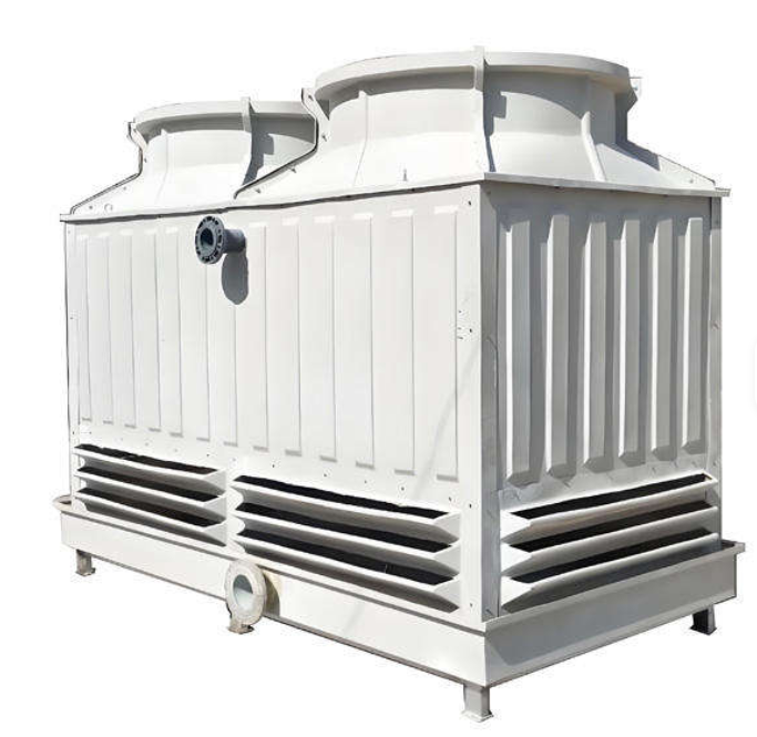 Square FRP GRP Fiberglass Industrial Cooling Tower, High Strength Rot-Proof Fiberglass