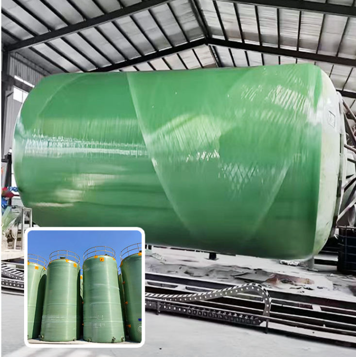 Automatic FRP Filament Winding Machine, PLC Controlled Fiberglass Winding Equipment for FRP Tank 