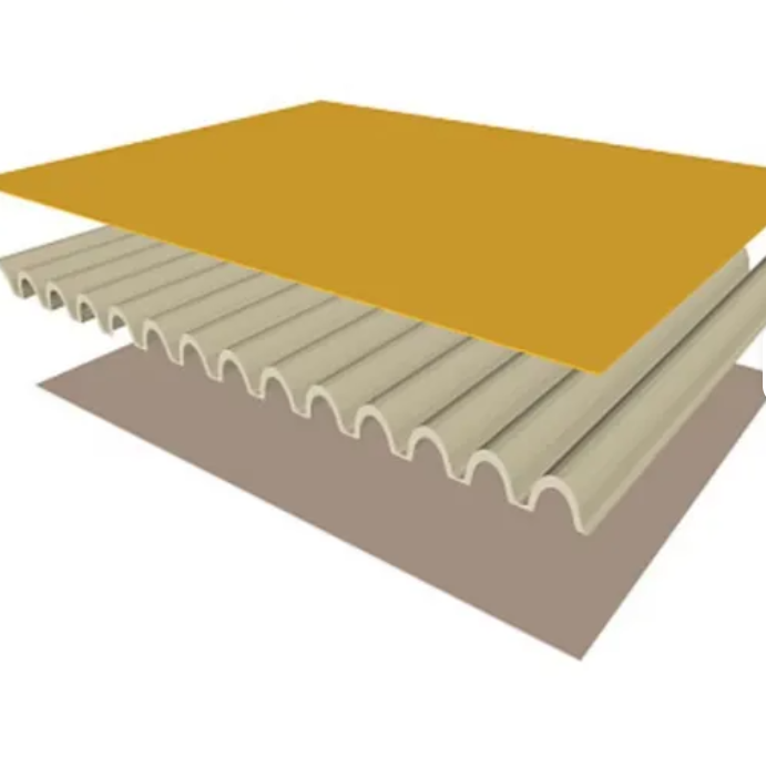 FRP Honeycomb Sandwich Panel, UV Resistant Lightweight Reinforced Fiberglass Plastic Composite Board