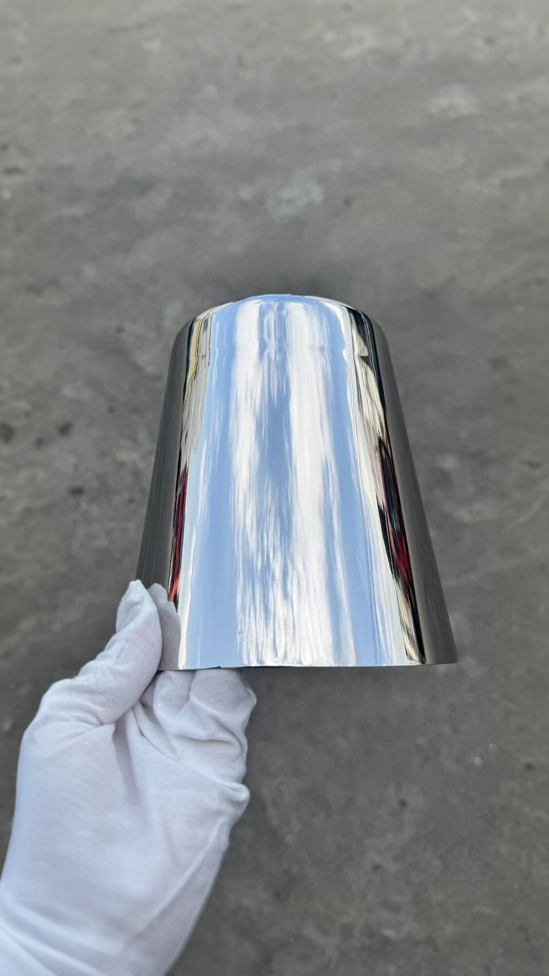 After polishing