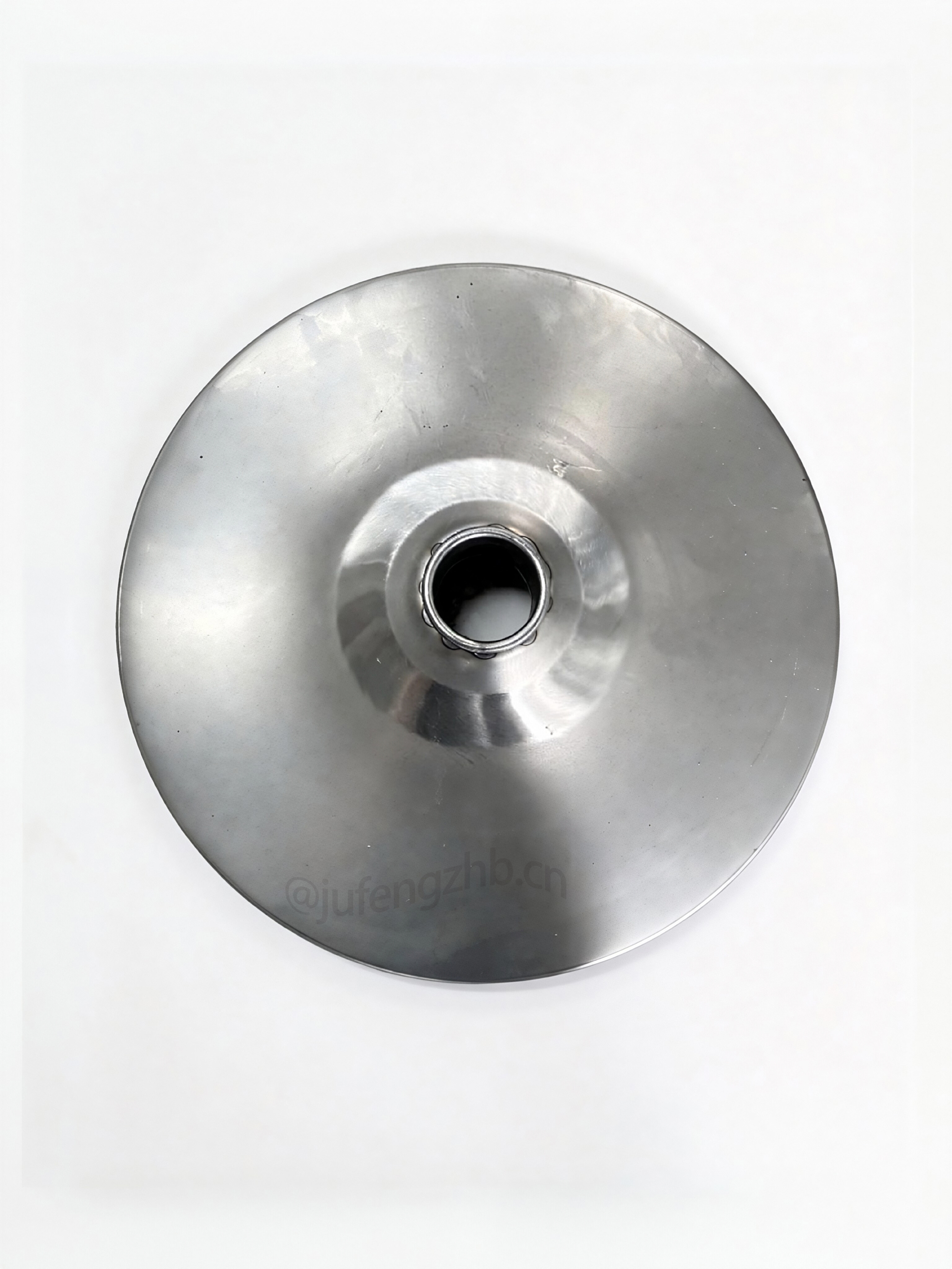 Stainless steel workpiece, dry vibratory finishing pre-form