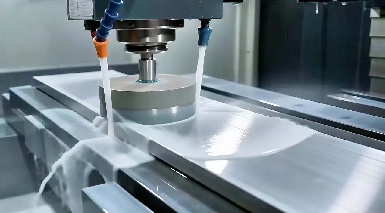 Semi-finished circular saw blade processing site