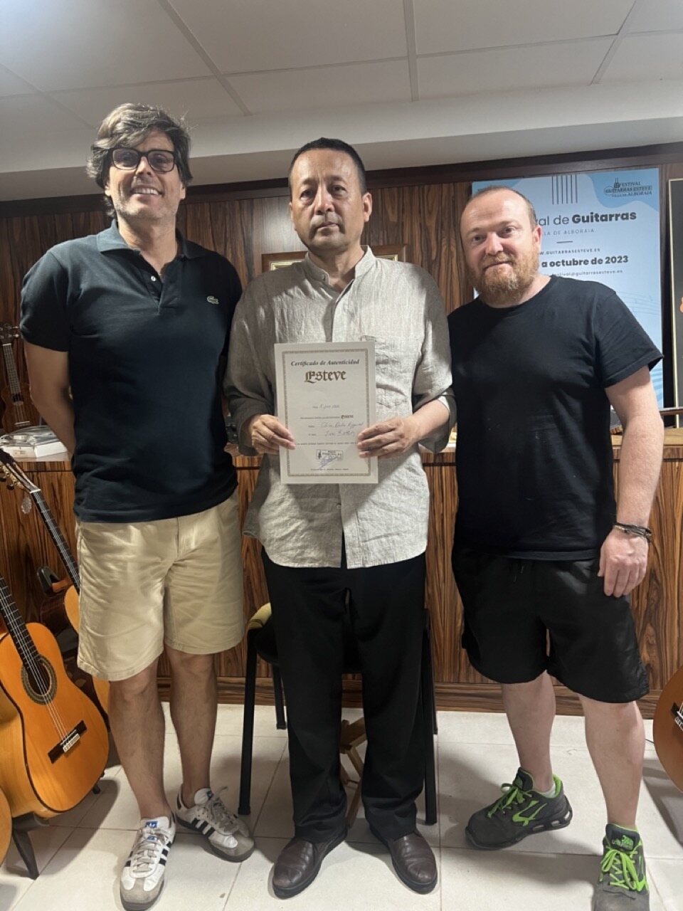 杰子与 Esteve 战略合作合影