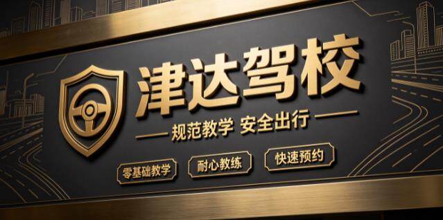 天津津达驾校 - 西青区驾校训练场地