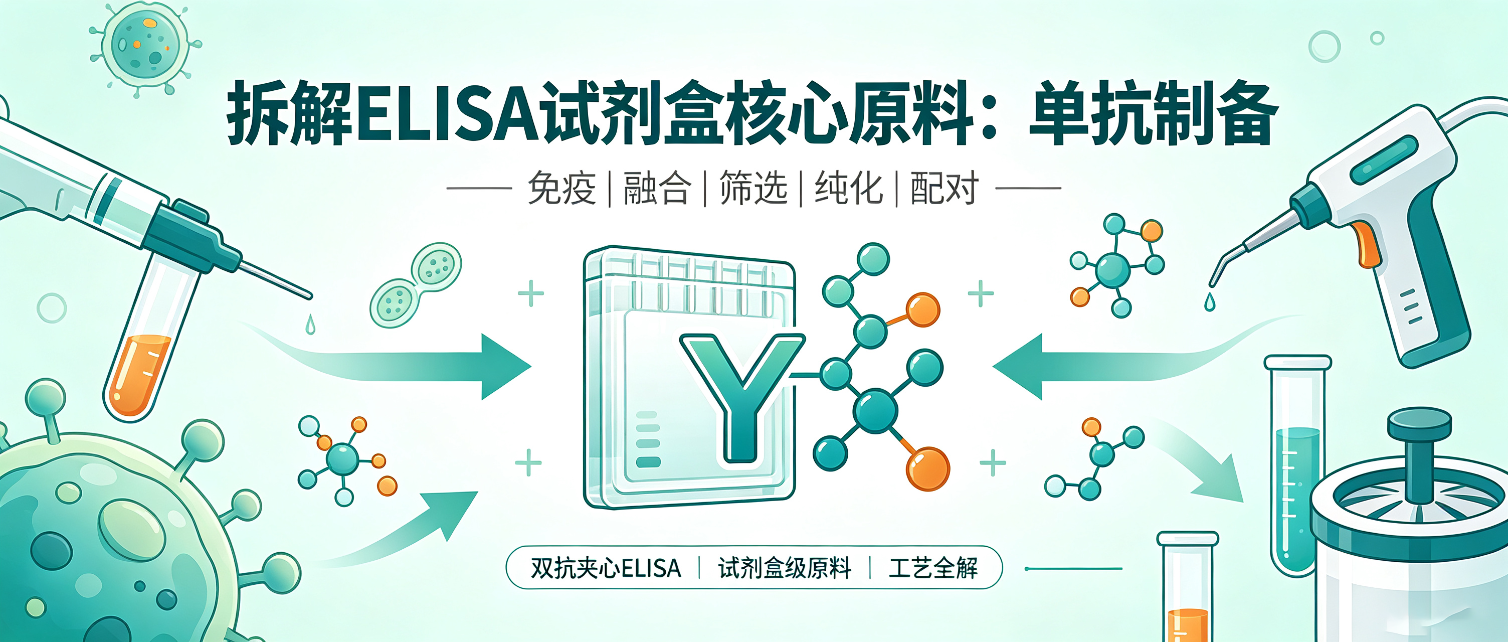 拆解 ELISA 试剂盒核心原料:单克隆抗体超详细制备全流程
