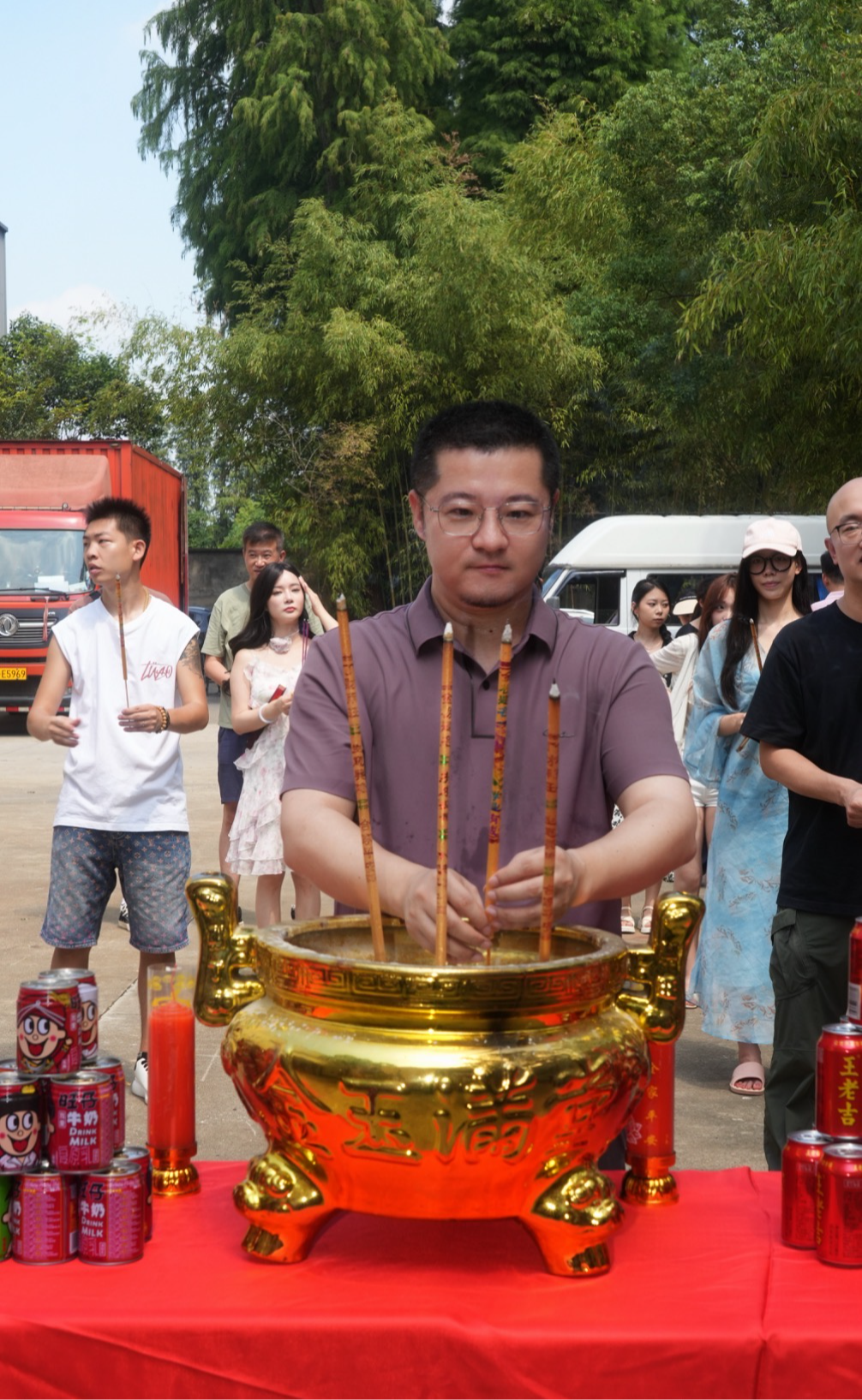 开机仪式现场