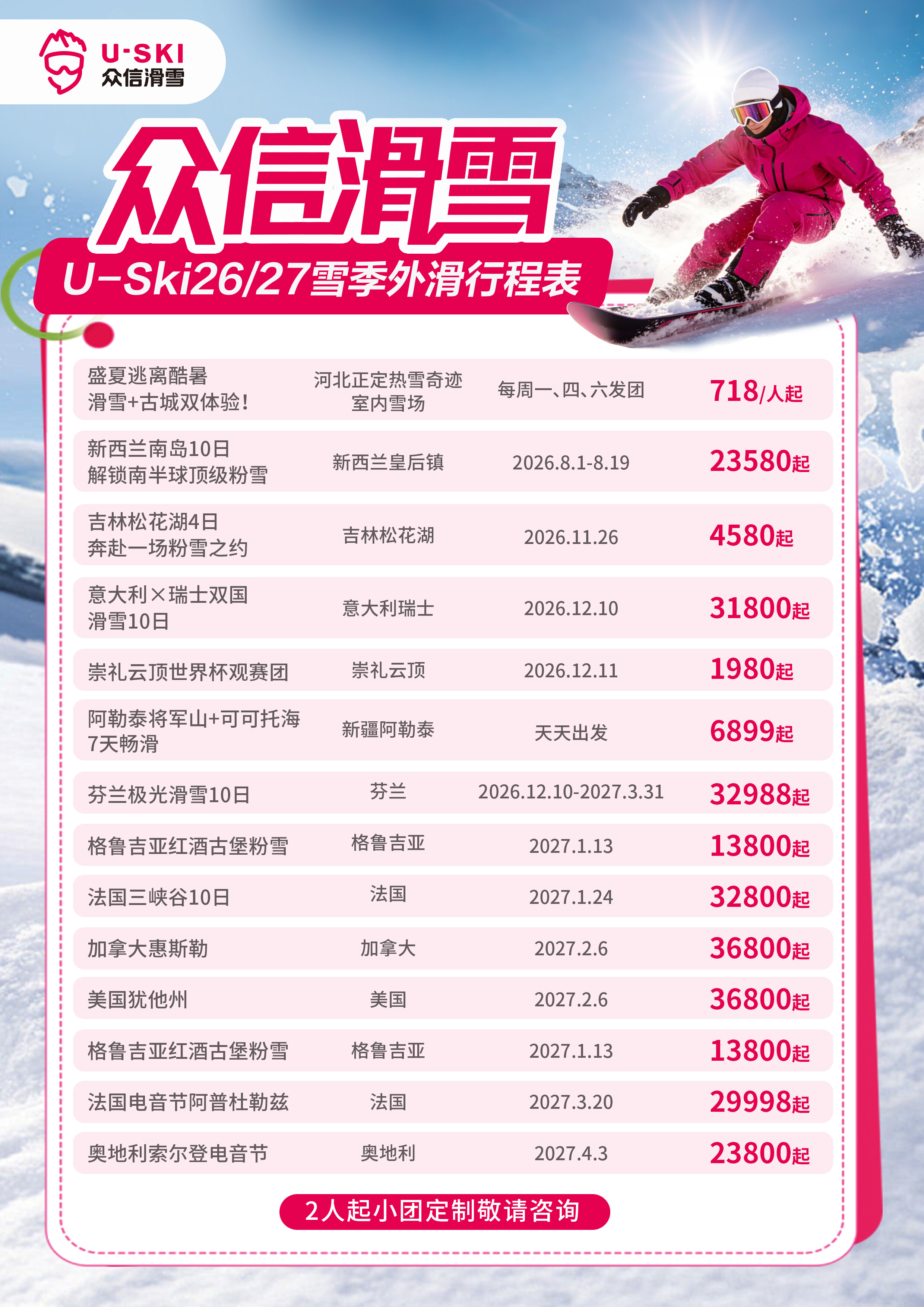 瑞士阿尔卑斯雪山之旅
