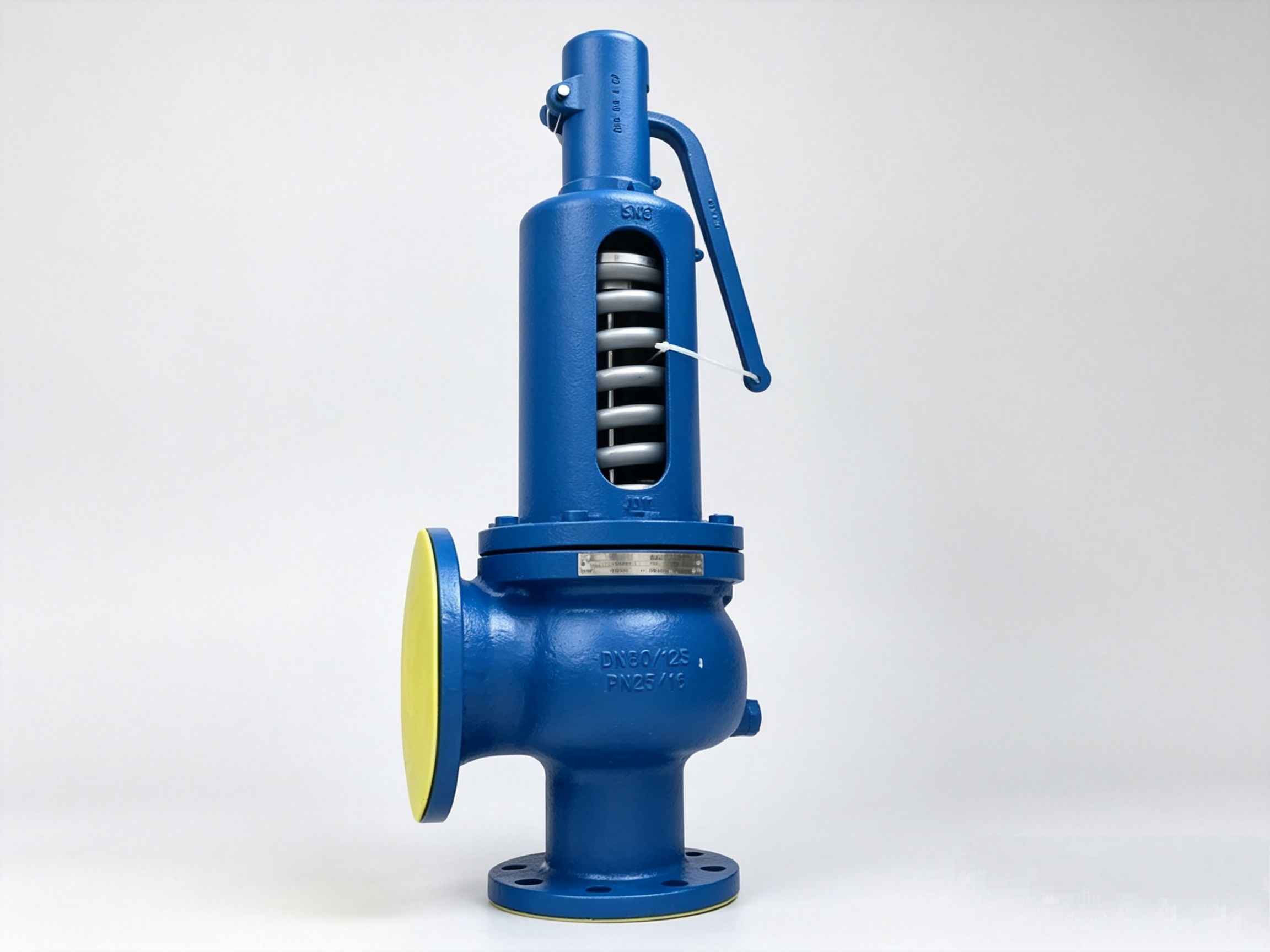 Spirax Sarco SV607DS Safety Valve, Ductile Iron Flanged Spring Full Lift Safety Valve for Steam, Hot Water & Pressure Vessel