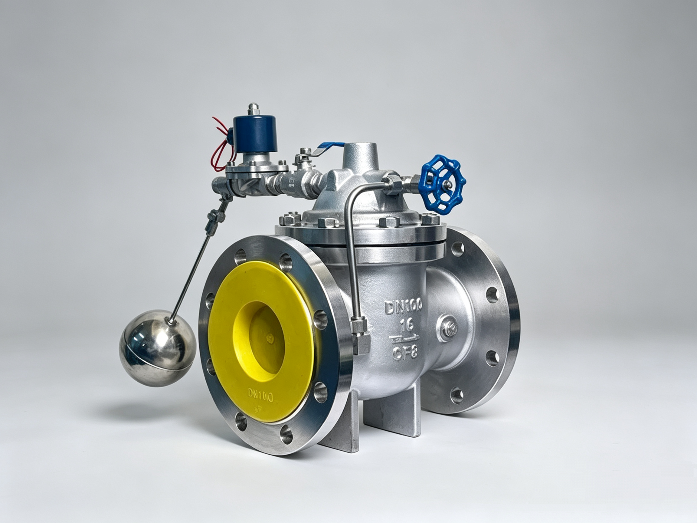 106X Electric Remote Control Float Valve, Automatic Water Tank Fill Control Valve, Anti-overflow Hydraulic Valve